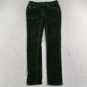 Stio Corduroy Pants Women's‎ 4R Rivet Cord Organic Cotton Stretch 27x29 Green